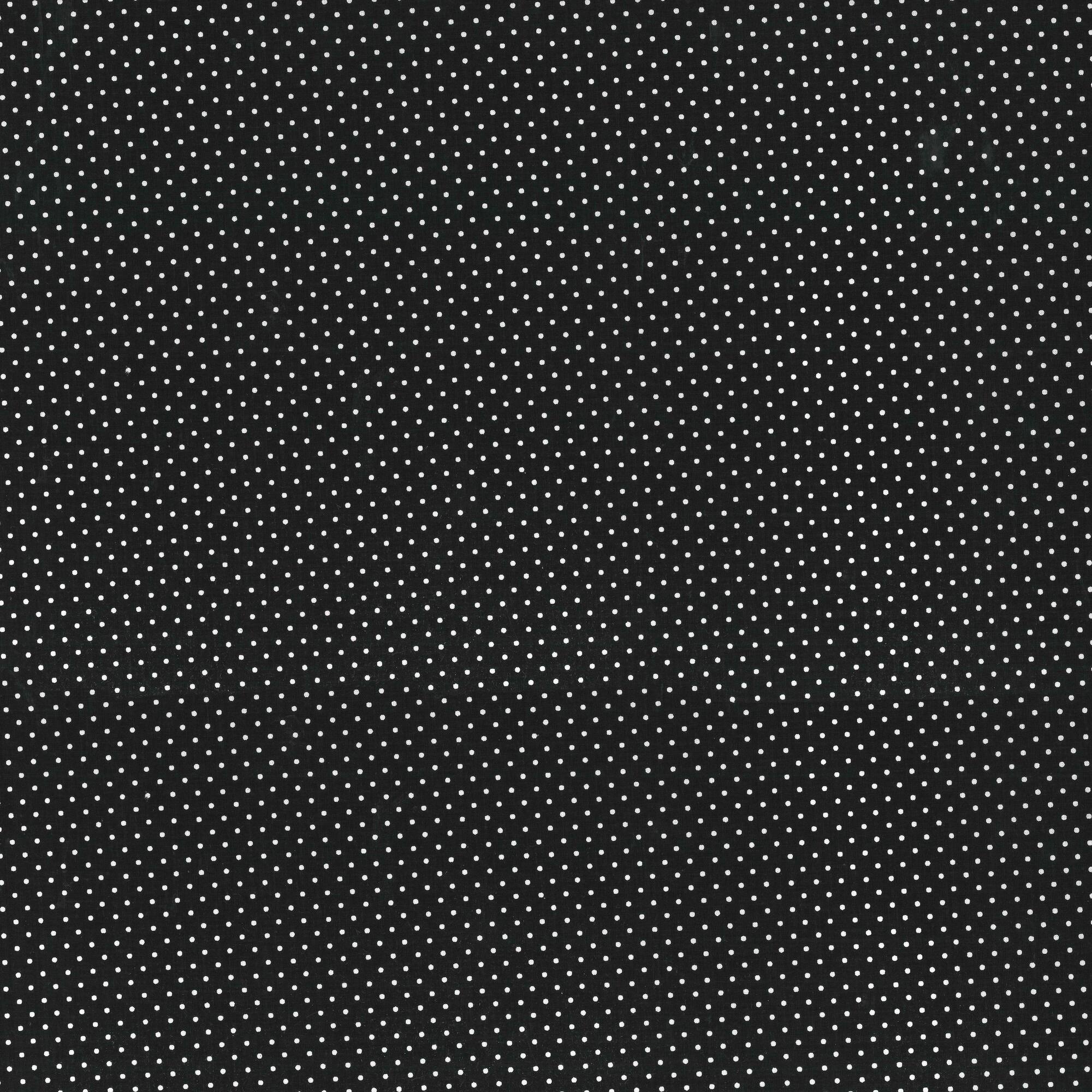 Fabric Traditions Black & White Pin Dot Cotton Fabric